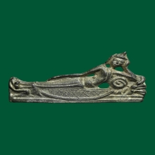 พระปางไสยาสน์เนื้อชินเงิน อยุธยา