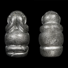 พระปิดตาล้มลุก หลวงพ่อสงฆ์ วัดเจ้าฟ้าศาลาลอย เนื้อตะกั่ว 