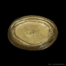 พระปิดตาล้มลุกหลวงพ่อสงฆ์ วัดเจ้าฟ้าศาลาลอย เนื้อทองเหลือง 