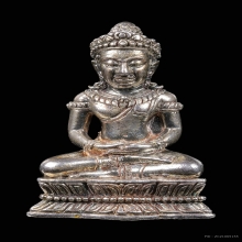 พระกริ่งจอมสุรินทร์มหาเศรษฐี รุ่น ๑ เนื้อเงิน หลวงปู่หงษ์