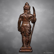 รูปหล่อเจ้าพ่อพะวอ ปี2512 เนื้อนวะโลหะ