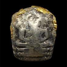 ปรกใบมะขาม พุฒาจารย์(นวม) วัดอนงค์ เนื้อเงิน