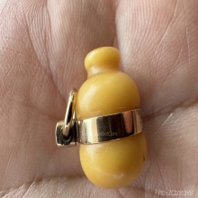 น้ำเต้า ดูดทรัพย์ วัดปากน้ำ รุ่นแรก เลี่ยมทอง