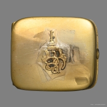 พระสมเด็จนางพญา สก ปี 2535 เนื้อทองคำ พิมพ์ใหญ่