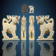 สิงห์งาแกะหลวงพ่อมุ่ย วัดดอนไร่ หางเฟือง