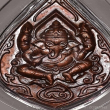 ปู่ชื้น พระพิฆเนศ รุ่นแรก เนื้อลูกแก้ว 2 โค๊ต ผิวปรอท