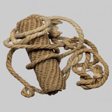 ตะกรุดเก่า หนังหน้าผากเสือ 