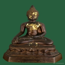 พระบูชาเชียงแสนสิงห์หนึ่ง 5 นิ้ว วัดเกาะวาลุการาม จ.ลำปาง