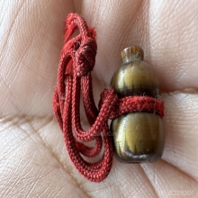 น้ำเต้าดูดทรัพย์ วัดปากน้ำ คตไม้สัก ไซด์เล็กจิ๋ว หายากมาก