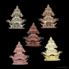 รูปหล่อท้าวเวสสุวรรณ ปี2563 ชุดกรรมการ 5 องค์(ซีลเดิม)