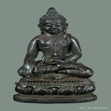 พระกริ่งนเรศวรเมืองงาย เนื้อนวโลหะ