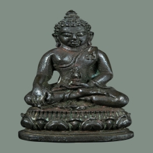 พระกริ่งนเรศวรเมืองงาย เนื้อนวโลหะ