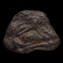 พระปิดตาหลวงปู่ศุข พิมพ์พุงป่อง เนื้อผงคลุกรัก