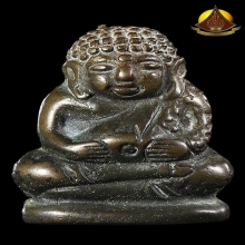 พระสังกัจจายน์ วัดปราสาท พิมพ์เล็ก ปี2506เนื้อโลหะผสมสภาพสวย