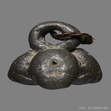 ปิดตาพวงชมพู่ หลวงพ่อดำ วัดกุฎ พิมพ์พวงสาม