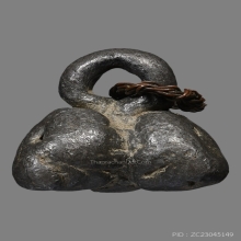 ปิดตาพวงชมพู่ หลวงพ่อดำ วัดกุฎ พิมพ์พวงสาม