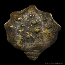 พระอุปคุต ศิลปะเขมร เนื้อโลหะผสม สภาพสวยเนื้อจัดมาก