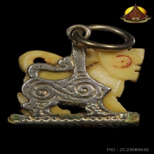 สิงห์หลวงพ่อหอม วัดชากหมาก ศิลป์มาตราฐาน สภาพสวยเนื้อจัดมาก