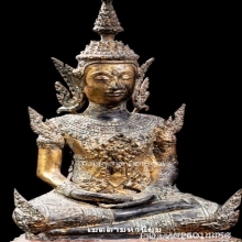 พระพุทธรูป สมัยรัตนโกสินทร์ แบบทรงเครื่อง ปางสมาธิ สวยเดิม