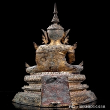 พระพุทธรูป สมัยรัตนโกสินทร์ แบบทรงเครื่อง ปางสมาธิ สวยเดิม