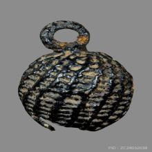 ลูกอม หลวงพ่อพริ้ง วัดบางปะกอก ลงรักถักเชือก