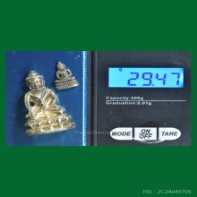 ชุดพระกริ่งพระชัย มูลนิธิอัฏฐมราชานุสรณ์ เนื้อเงิน ปี 34