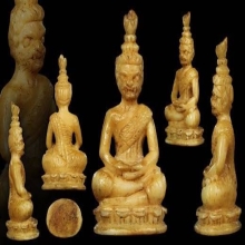 พระฤาษีเนื้องาแกะหลวงปู่บุญ วัดกลางบางแก้ว