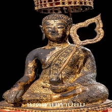 พระศรีอารยเมตไตรย สมัยรัตนโกสินทร์ สวยเดิม ฉัตรเดิม