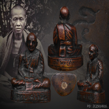 รูปหล่อโบราณครูบาศรีวิชัยวัดศรีสุวรรณปี 2500