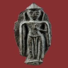 พระร่วงยืน กรุวังเพิ่ง เนื้อชินเงิน พิมพ์ใหญ่