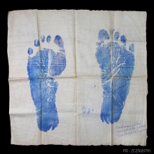 ๙ “ผืนแชมป์งานยักษ์” ผ้ายันต์รอยเท้าหลวงพ่อเดิม วัดหนองโพ ๙