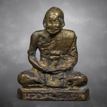 รูปหล่อโบราณหลวงพ่อแช่ม วัดฉลอง ปี2512 พิมพ์แขนทะลุ