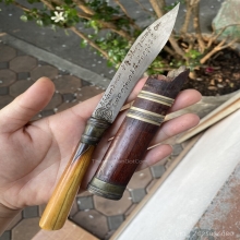 มีดหมอควาญช้าง(ยุคต้น)หลวงพ่อกัน วัดเขาแก้ว จ.นครสวรรค์ 