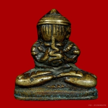 รูปหล่อพระฤาษีปิดตา หลวงพ่อสังข์ วัดนากันตม ปี2490