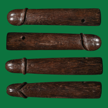 >>>..,ปลัดขิก หลวงพ่ออี๋ วัดสัตหีบ ไม้คูณ 3.5นิ้ว 