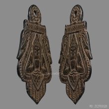 กะลาแกะ ราหูอมจันทร์ หลวงพ่อน้อย วัดศรีษะทอง ( องค์ที่ 3 )