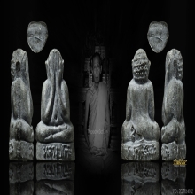 พระปิดตาหลวงปู่โต๊ะ วัดประดู่ฉิมพลี ปี 2521 มีเกศาและตะกรุด