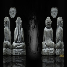 พระปิดตาหลวงปู่โต๊ะ วัดประดู่ฉิมพลี ปี 2521 มีเกศาและตะกรุด