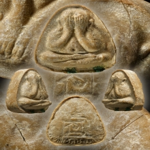 พระปิดตาปลดหนี้เนื้อเกสร หลวงปู่โต๊ะ วัดประดู่ฉิมพลี