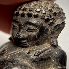 พระสังกัจจายน์  ไม้แกะเก่า (ตั้งบูชาแต่ไม่ใหญ่มาก)