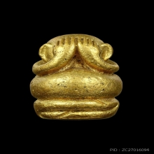 พระปิดตาปุ้มปุ้ยเนื้อทองเหลือง หลวงพ่อสงฆ์ วัดเจ้าฟ้าศาลาลอย