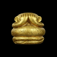 พระปิดตาปุ้มปุ้ยเนื้อทองเหลือง หลวงพ่อสงฆ์ วัดเจ้าฟ้าศาลาลอย