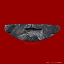 พระชัยวัฒน์สมัยอยุธยา พิมพ์สมาธิ สามขา เนื้อเงิน หล่อตัน