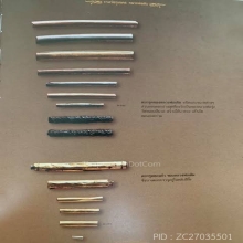 ตะกรุดสาริกาทองแดงหุ้มทองคำ 