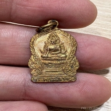 พระพุทธชินราช วัดเศวตฉัตร ปี2493 เนื้อทองแดงกะไหล่ทอง