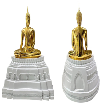 หลวงพ่อทองคำสุโขทัยไตรมิตรพระจอมเกล้าลาดกระบัง ปี 2566