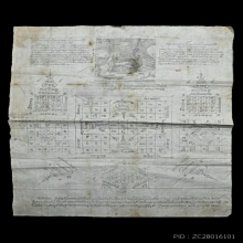 ผ้ายันต์สมเด็จฯ(โต) หลวงปู่นาค วัดระฆังฯ กรุงเทพฯ พ.ศ. 2495