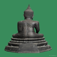 พระบูชาหลวงพ่อโต วัดญวณ กาญจนบุรี ปี2521 ( 9นิ้ว )