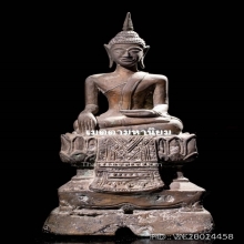 พระพุทธรูป สมัยอยุธยา ราชวงศ์บ้านพลูหลวง สวยเดิม