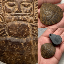 พระราหูกะลาแกะ หลวงปู่มหาตุ่ม เตมิโย จ.มหาสารคาม